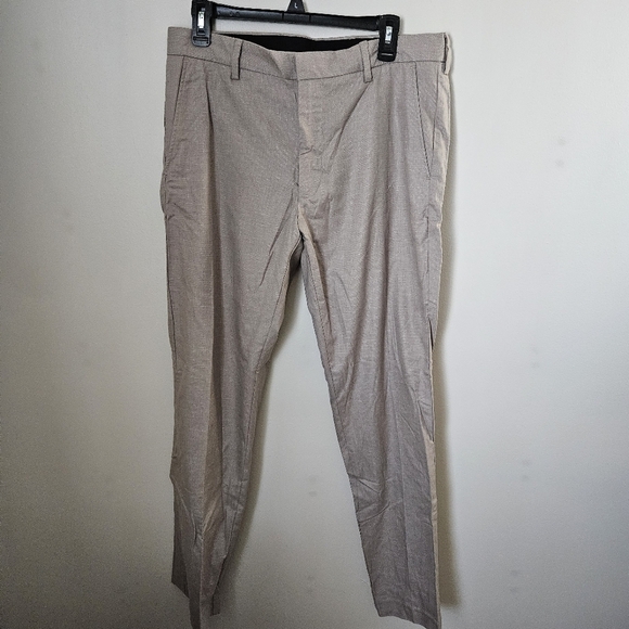 Nordstrom Pants Light Tan Gray Beige Mens Shop 32x32 Classic Athletic Fit - Picture 10 of 10